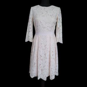 Ted Baker Light Blush Lace Dress Ameeya Size 6 US